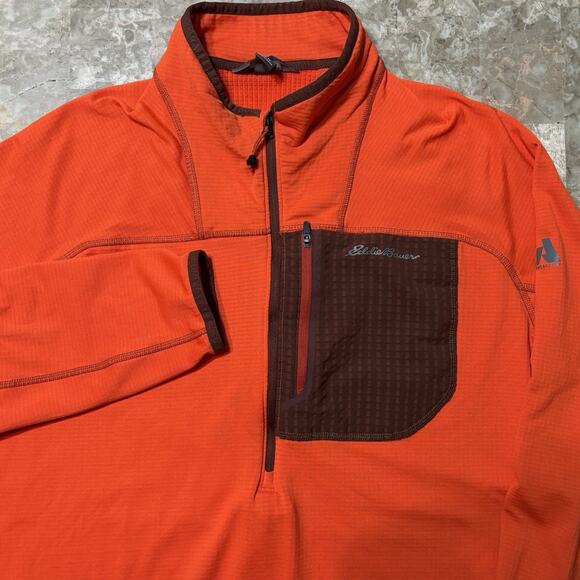 Eddie Bauer First Ascent Jacket Mens Large Tall LT Thermal FreeHeat Half Zip - Picture 1 of 13